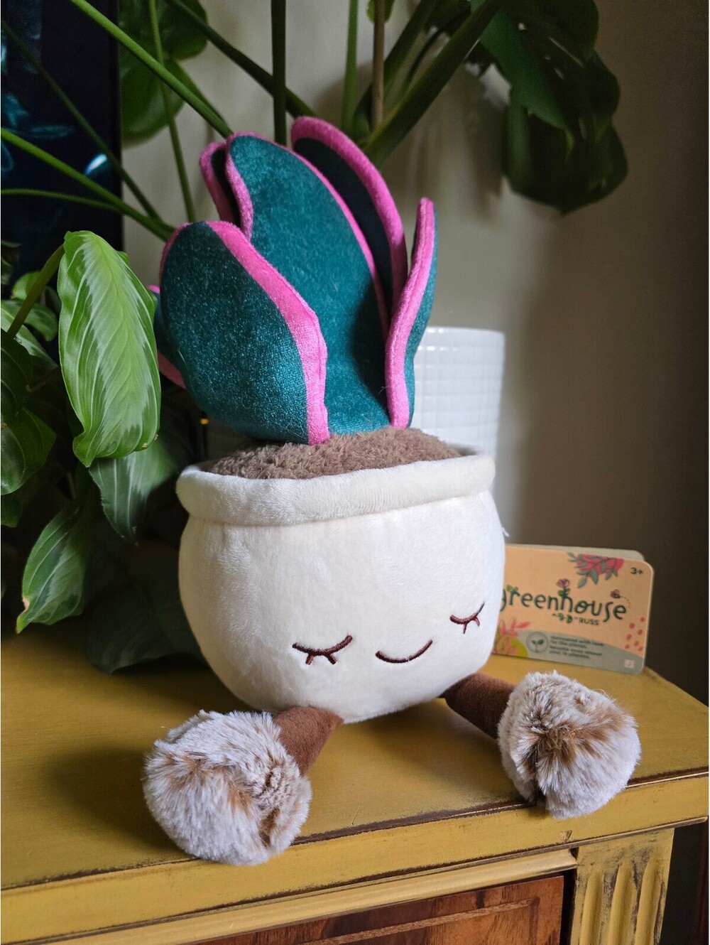 NWT Greenhouse by Russ Oyster Plant Plushie 12"